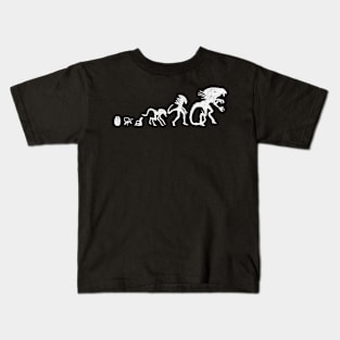 Evolution Alien Anhedral Xenomorphe Kids T-Shirt